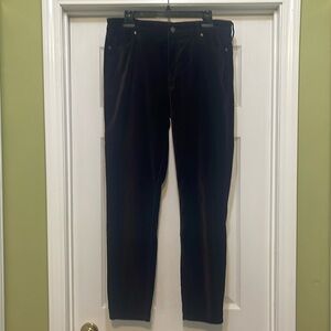 Well Worn - deep plum velvet pants - size 10/30